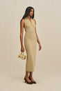 CAIA KNIT DRESS - NUTMEG