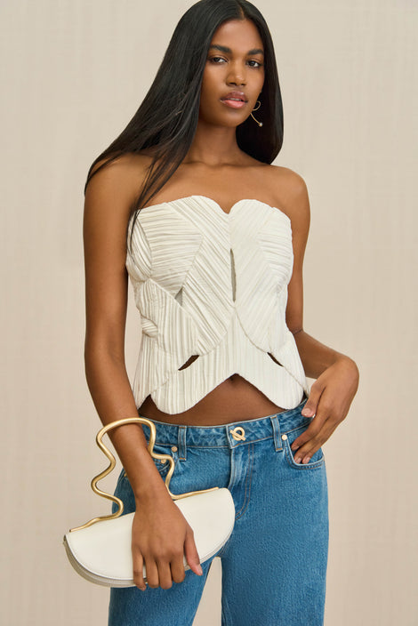 CULT GAIA OMID SKIRT IN OFF WHITE