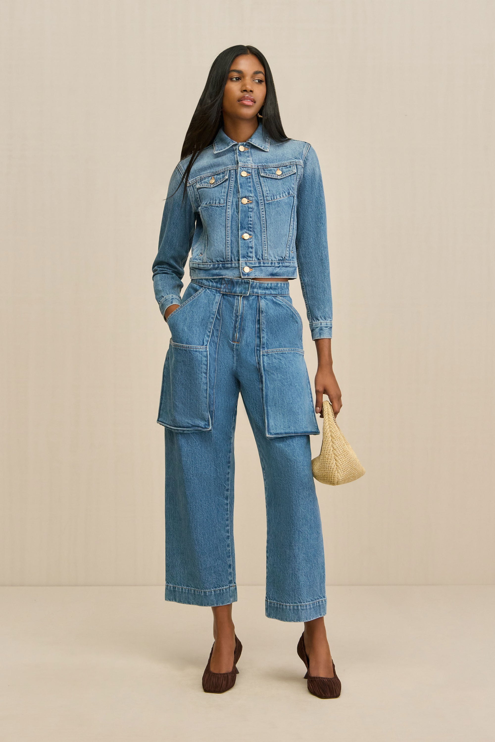 TOPANGA JEAN - MEDIUM STONE WASH