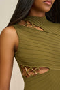 DIMETRIA KNIT DRESS - SERPENT