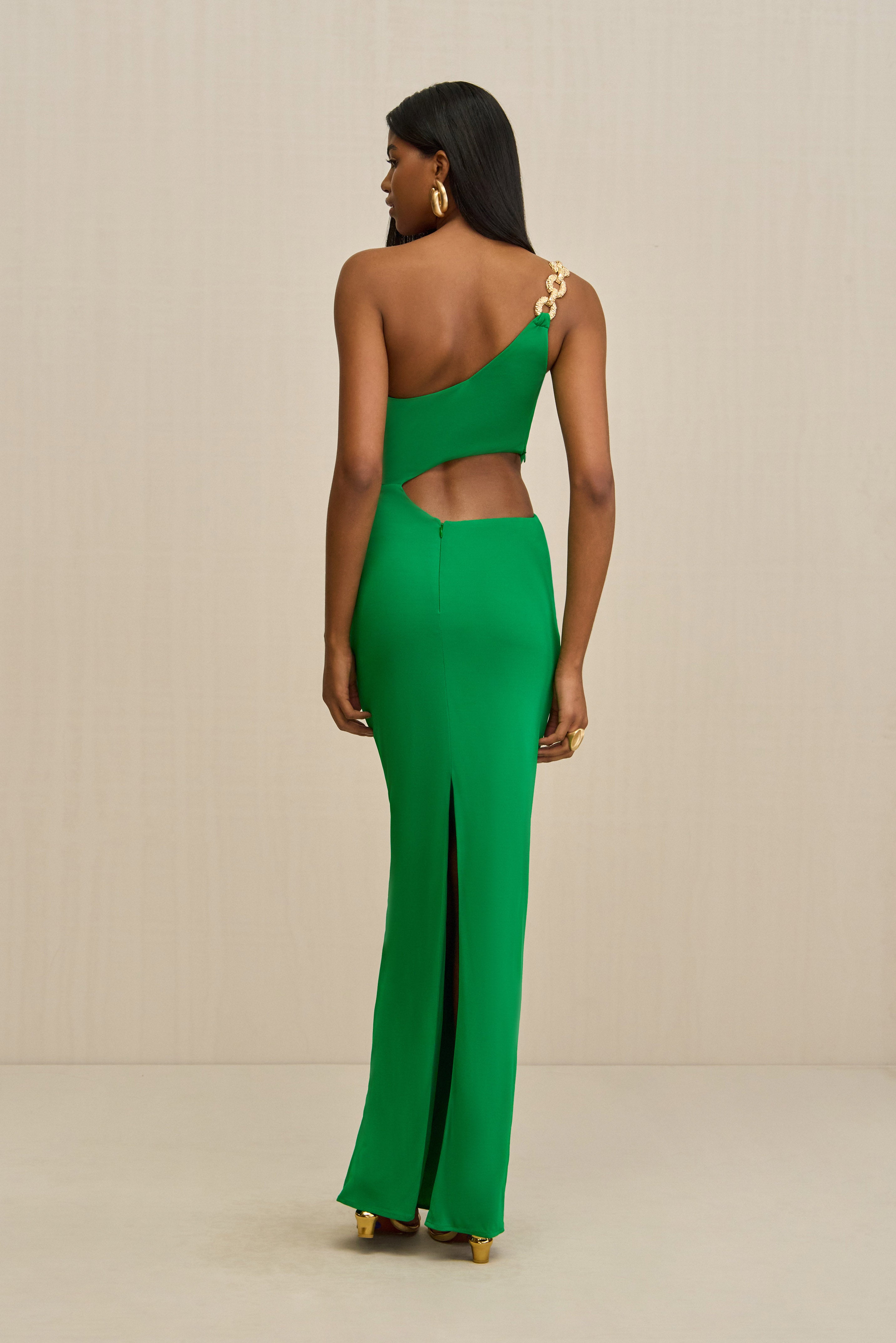 ワンピース CULT GAIA Woman Dress Green GW3240JY1952 Malachite CHRISTY KNIT DRESS - MALACHITE – CULT GAIA
