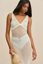 SULIVAN KNIT COVERUP - OFF WHITE