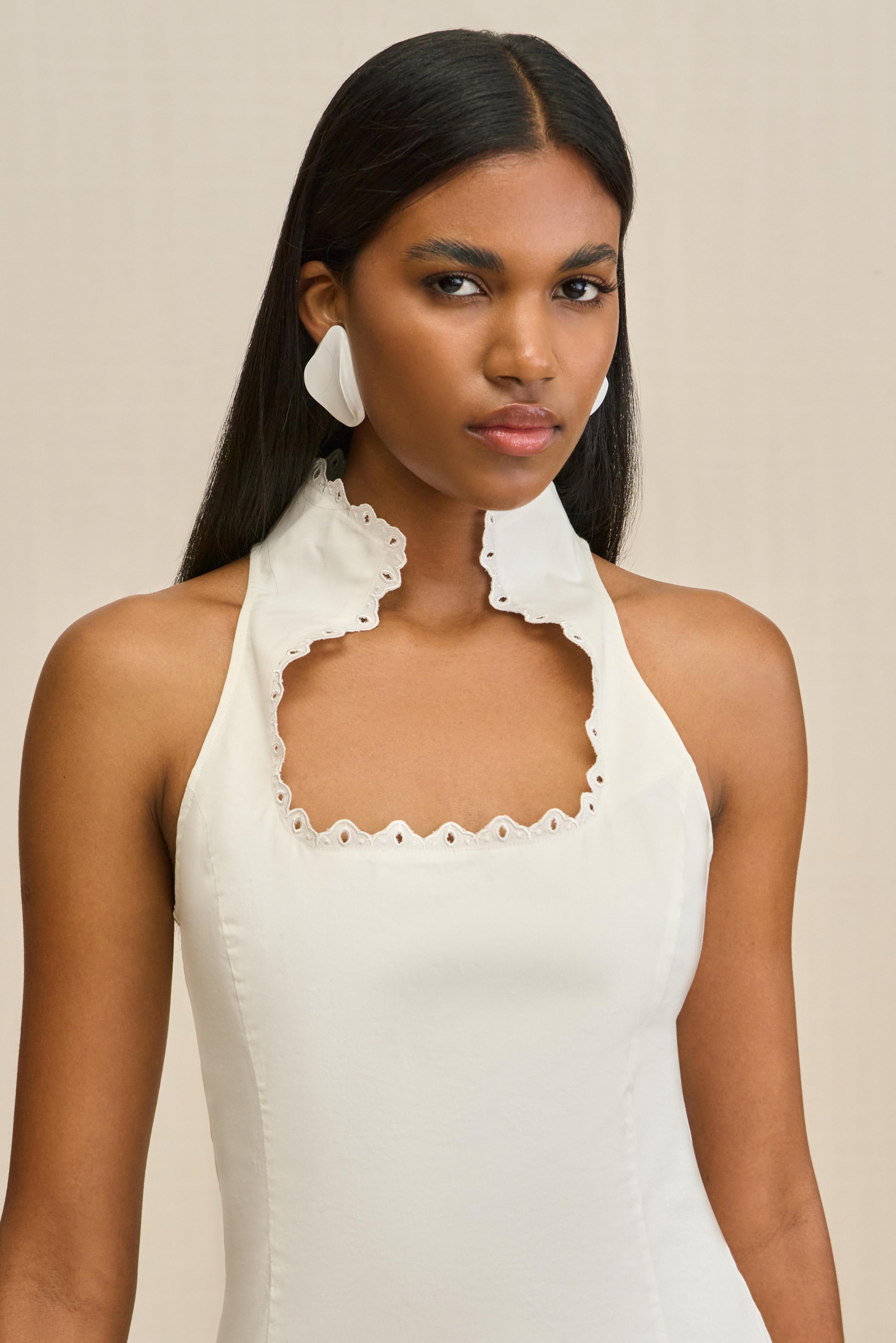 CAREY DRESS - OFF WHITE