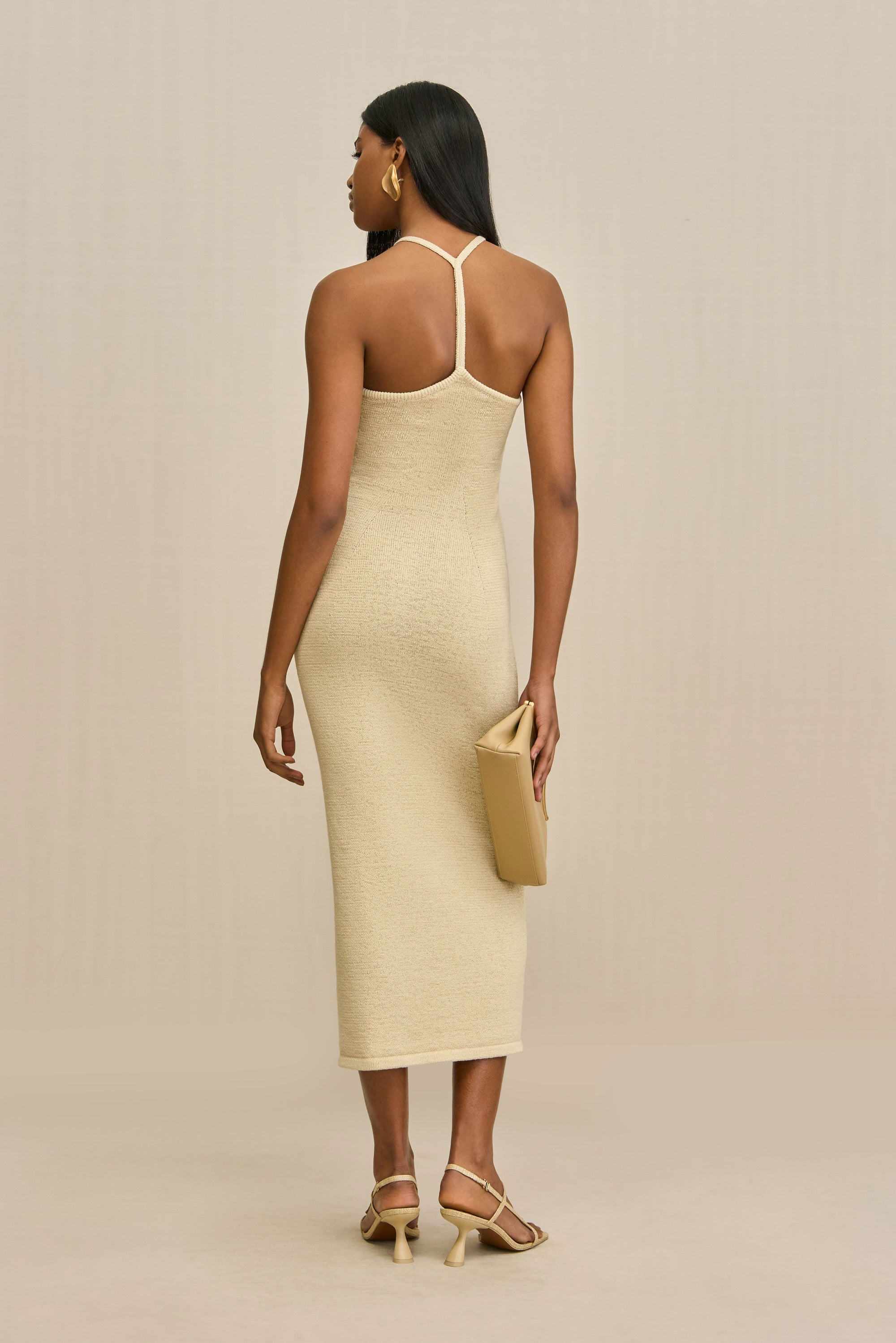 VALMA KNIT DRESS - BEACH