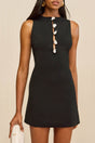 DOMS KNIT DRESS - BLACK