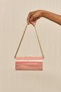 MINI ROLIE POLIE CLUTCH - ROSE WATER