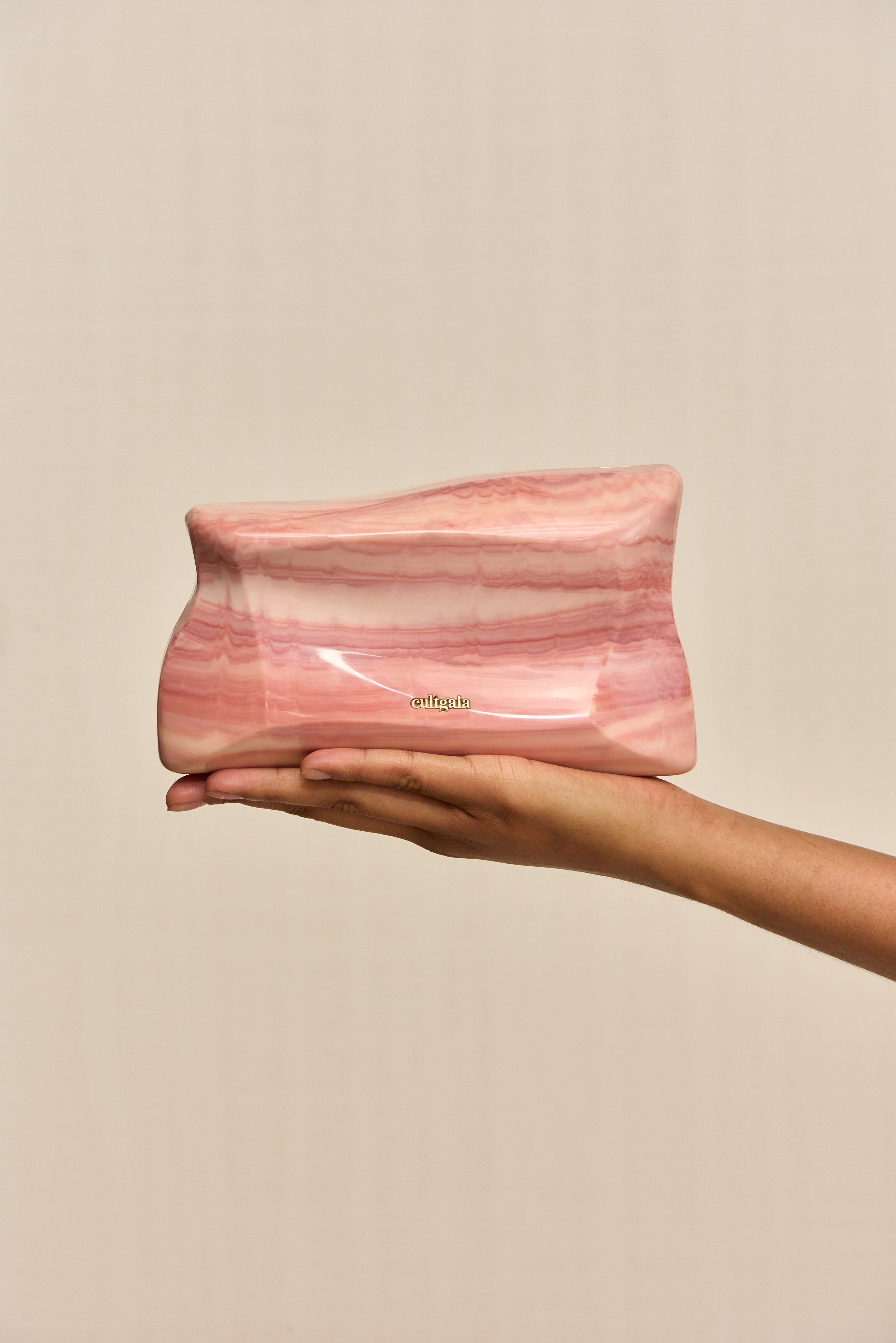 MALAYA CLUTCH - ROSE WATER