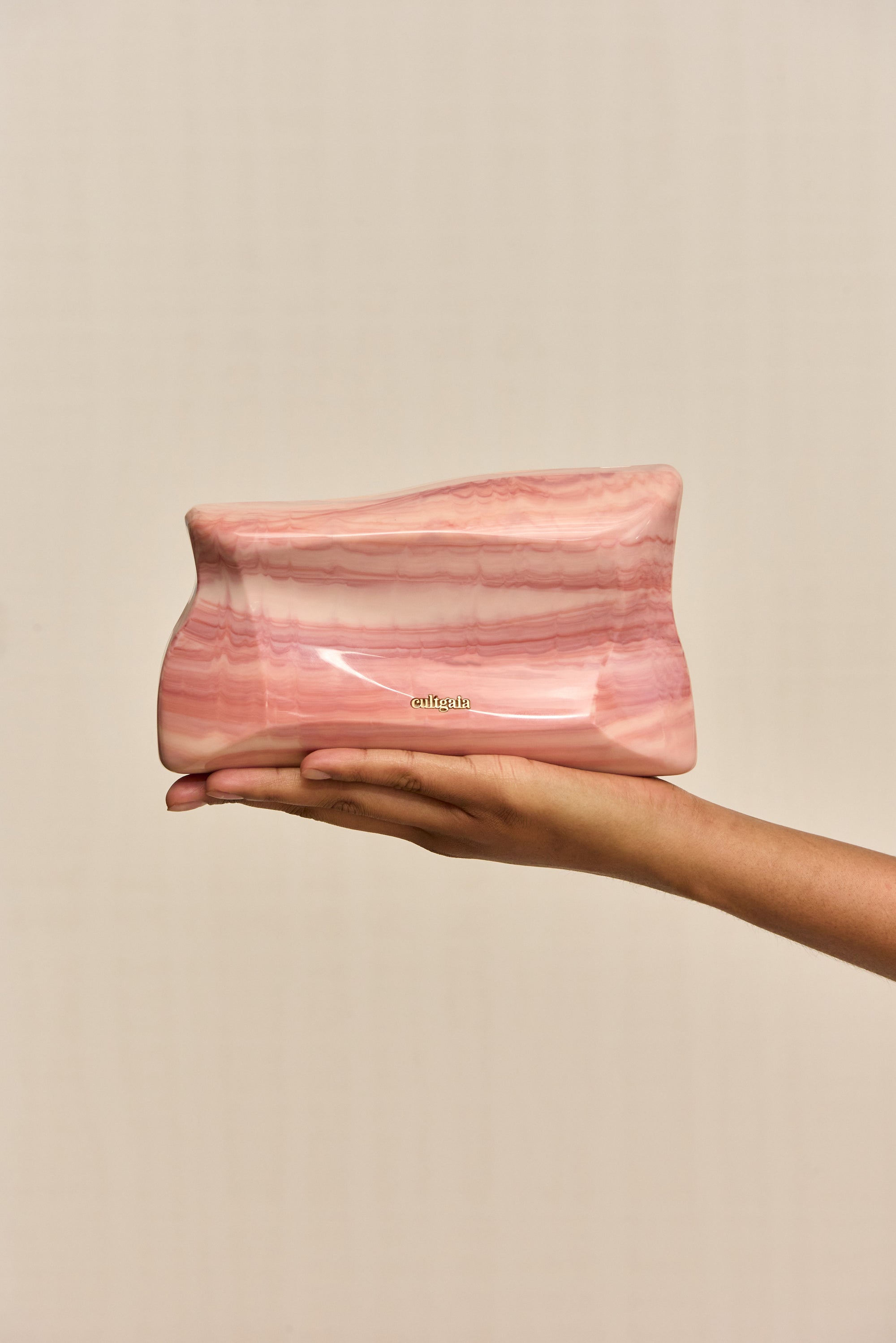 MALAYA CLUTCH - ROSE WATER