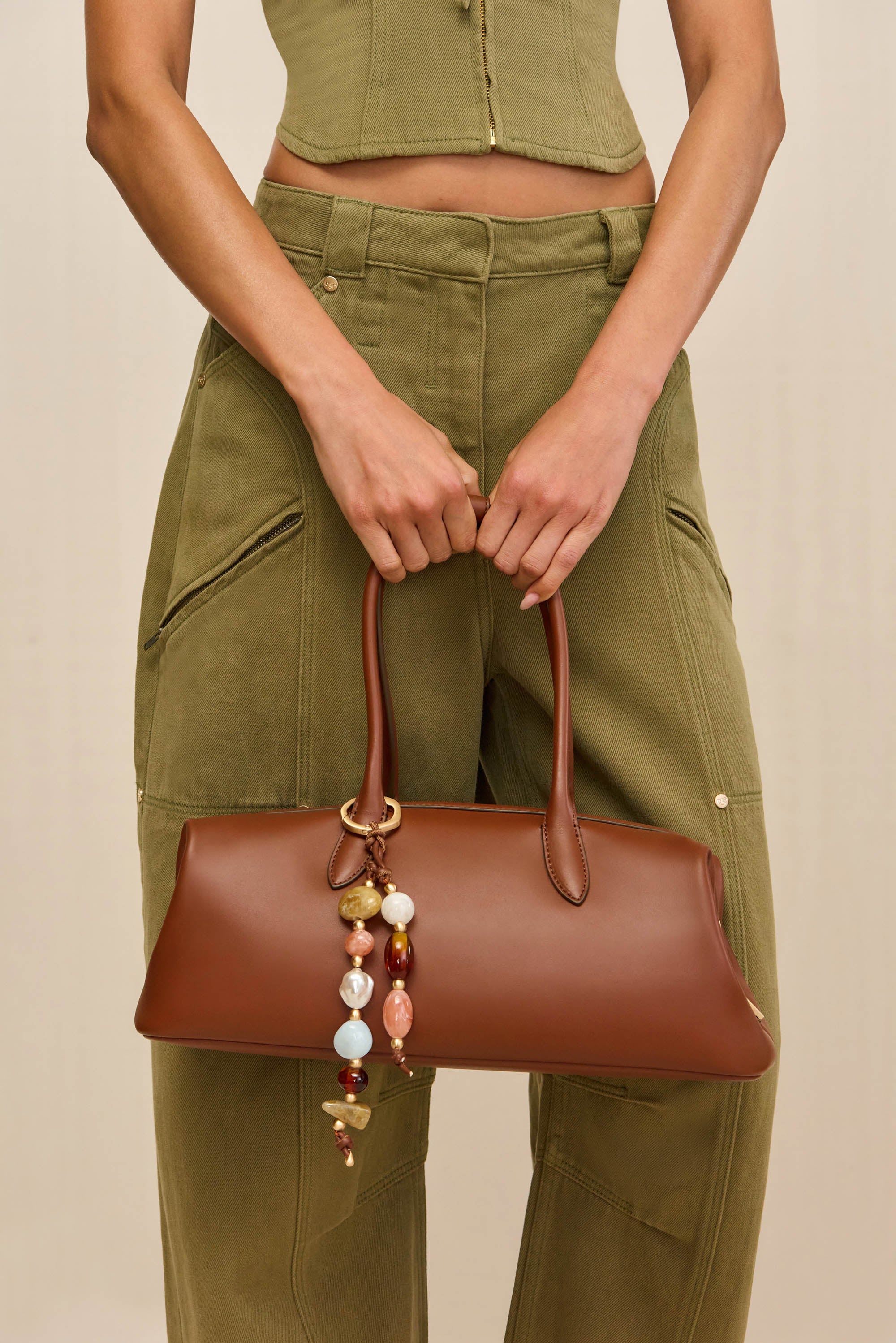 RAIA SATCHEL - SADDLE