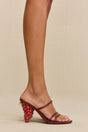 GRAPE SANDAL - CRIMSON