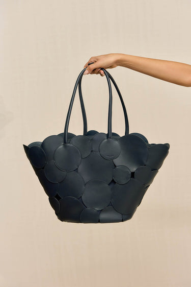 JAYLEEN TOTE BAG - DEEP LAKE | JAYLEEN TOTE BAG - DEEP LAKE | Secondary image
