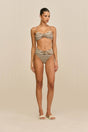 ALOUETTE BIKINI BOTTOM - SMALL SADDLE STRIPE
