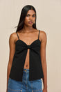 LENNON KNIT TOP - BLACK