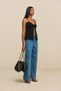 LENNON KNIT TOP - BLACK