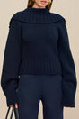 MILIKA SWEATER - DEEP LAKE