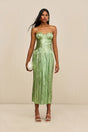 ASHIKA GOWN - SPEARMINT METALLIC