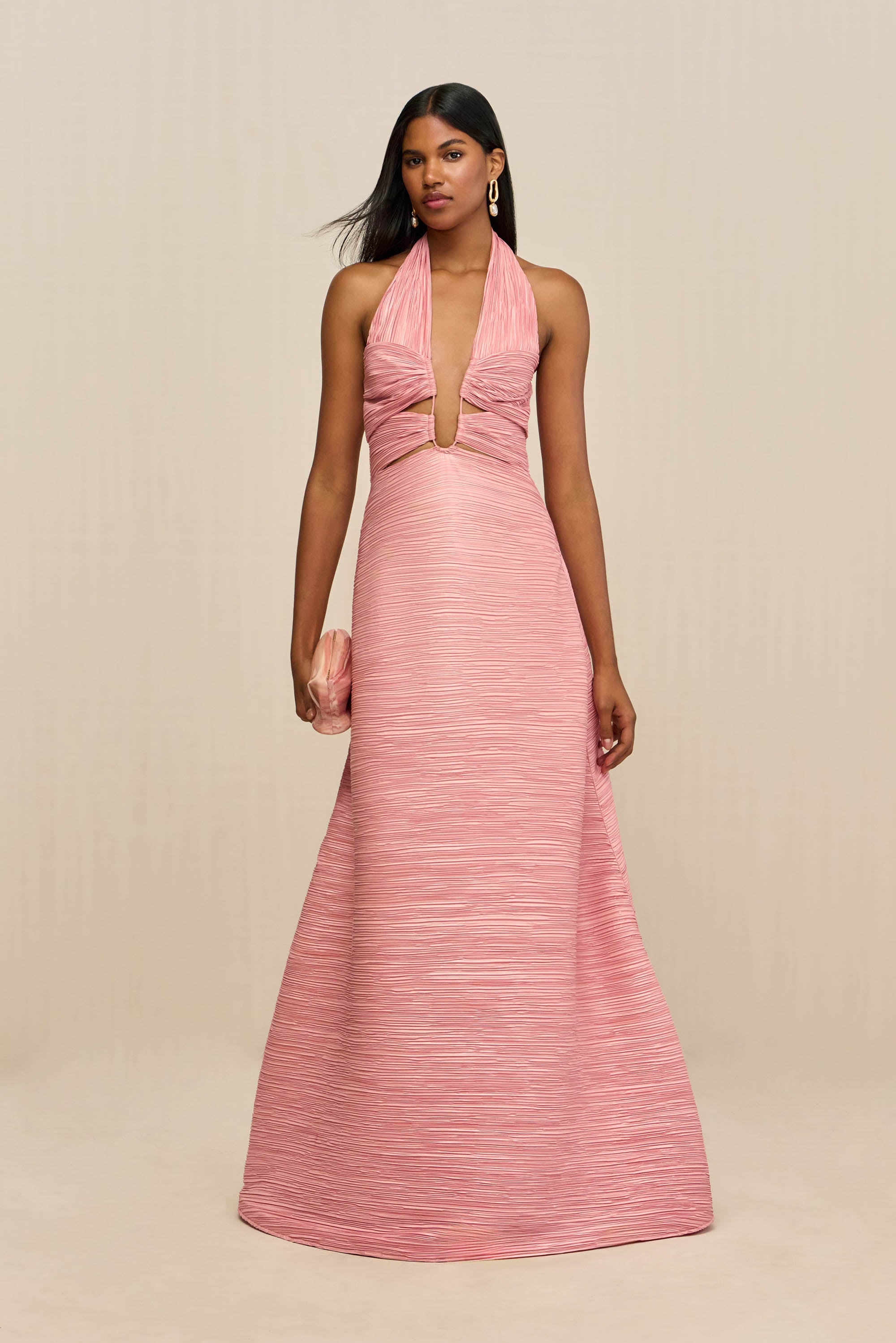 JAHZARA GOWN - PETAL PINK