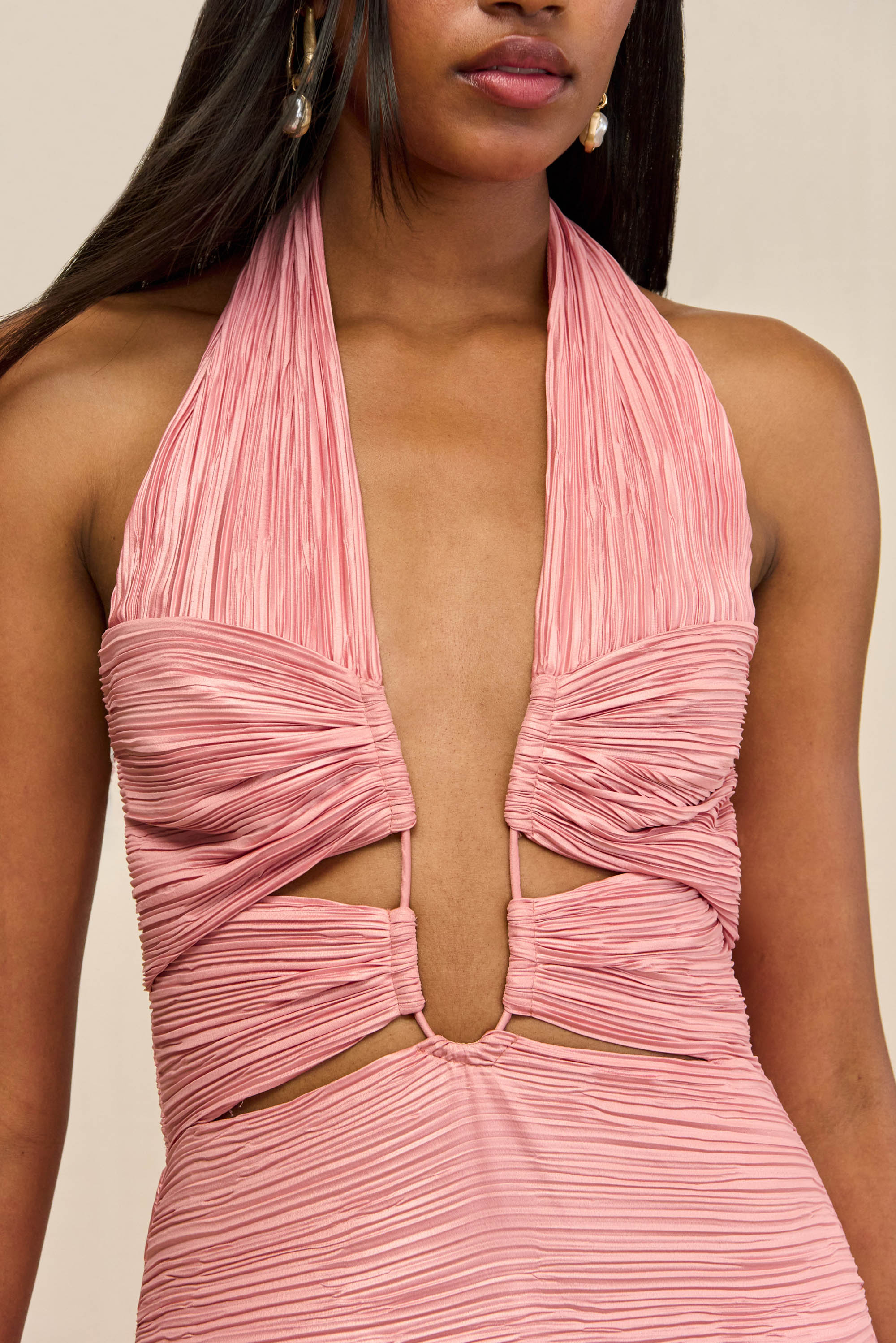 JAHZARA GOWN - PETAL PINK