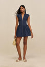 ROCCA DRESS - DEEP LAKE