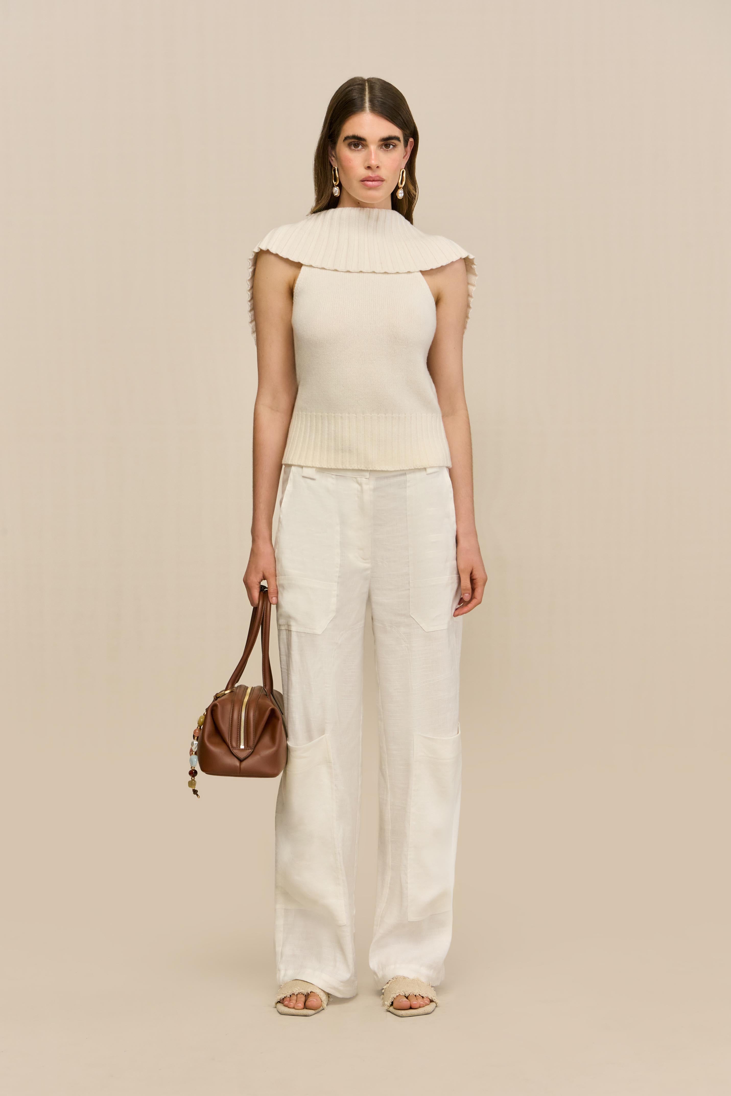 CHEN SWEATER - OFF WHITE