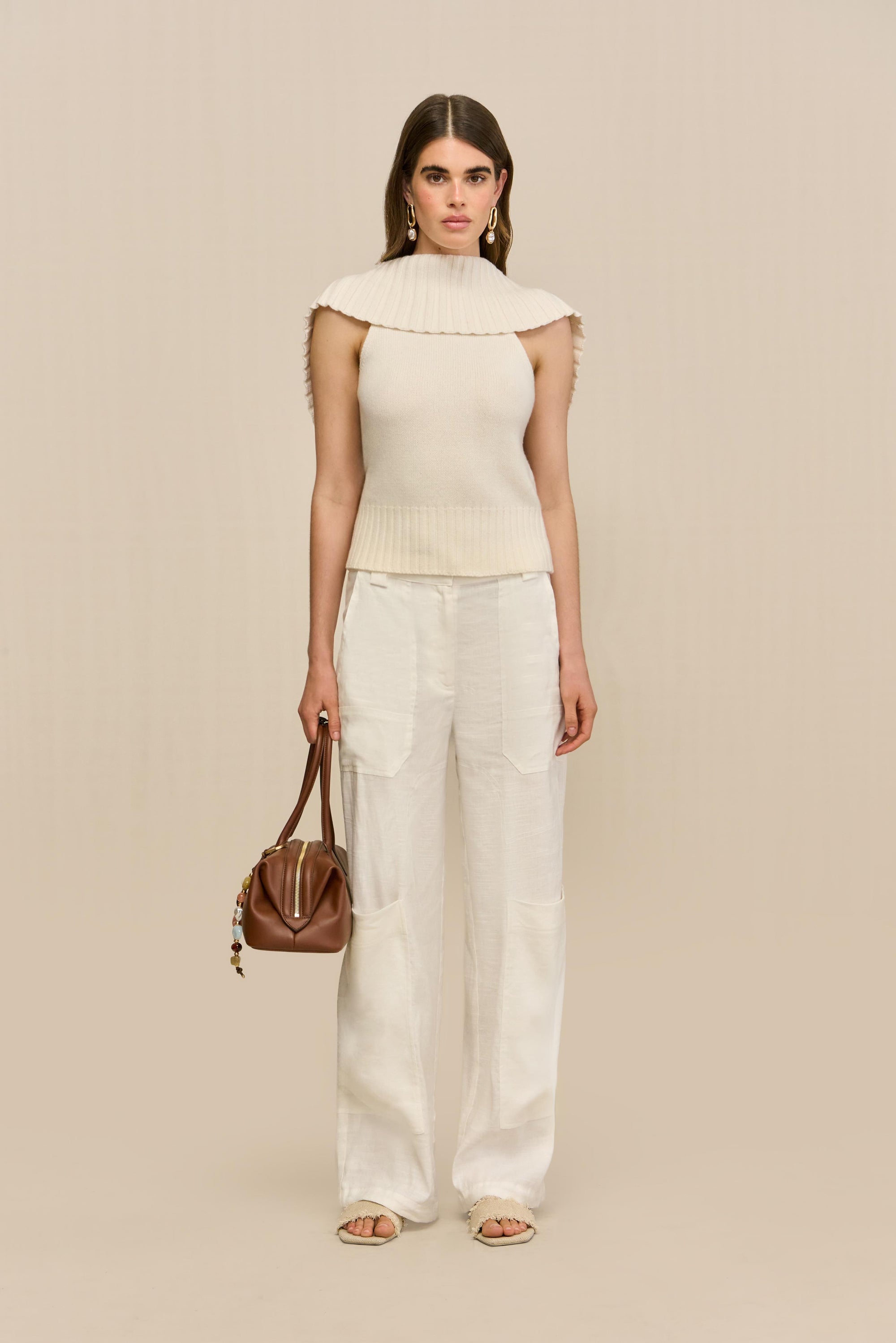 CHEN SWEATER - OFF WHITE