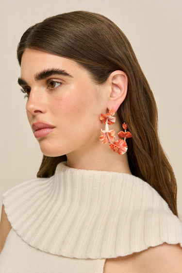 KELLI EARRING - ROSE WATER | KELLI EARRING - ROSE WATER | Secondary image