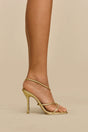 CANDACE SANDAL - BRASS