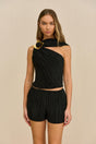 MOIRA TOP - BLACK