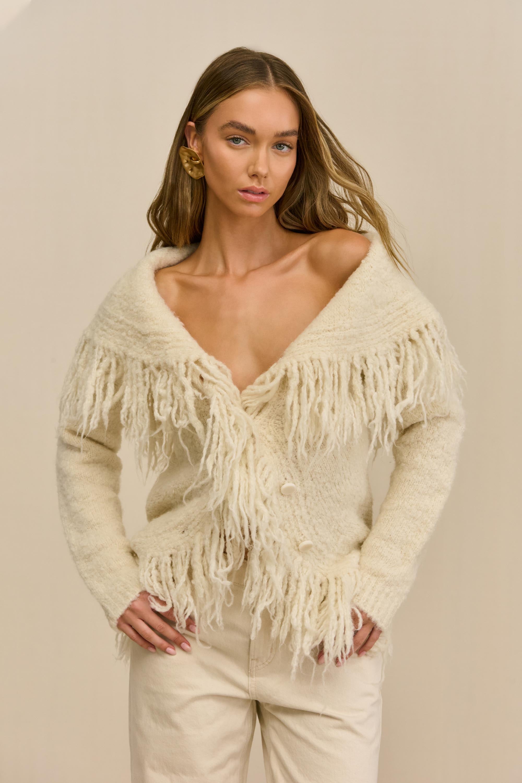 MICHELLE CARDIGAN - CREAM