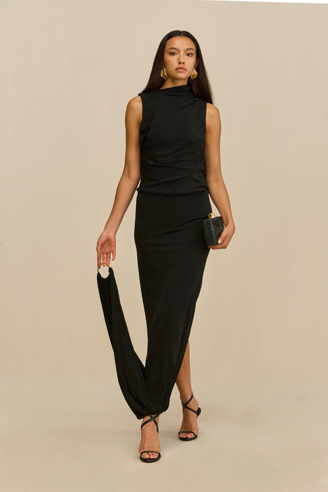 CHRISTIAN TOP - BLACK