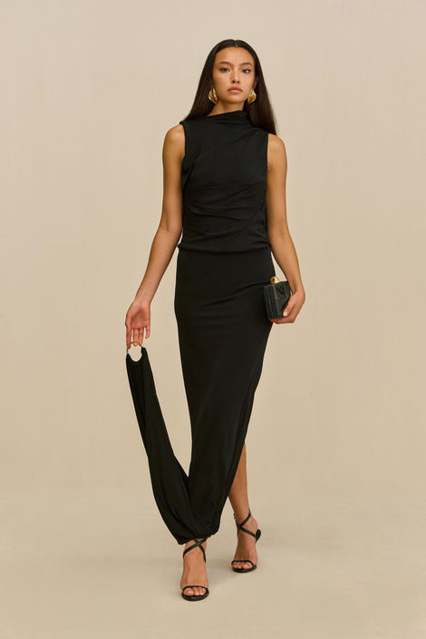 CHRISTIAN TOP - BLACK