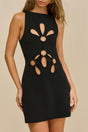 FRANCO KNIT DRESS - BLACK