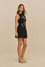 FRANCO KNIT DRESS - BLACK