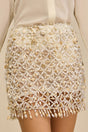 IDALIA SKIRT - OFF WHITE