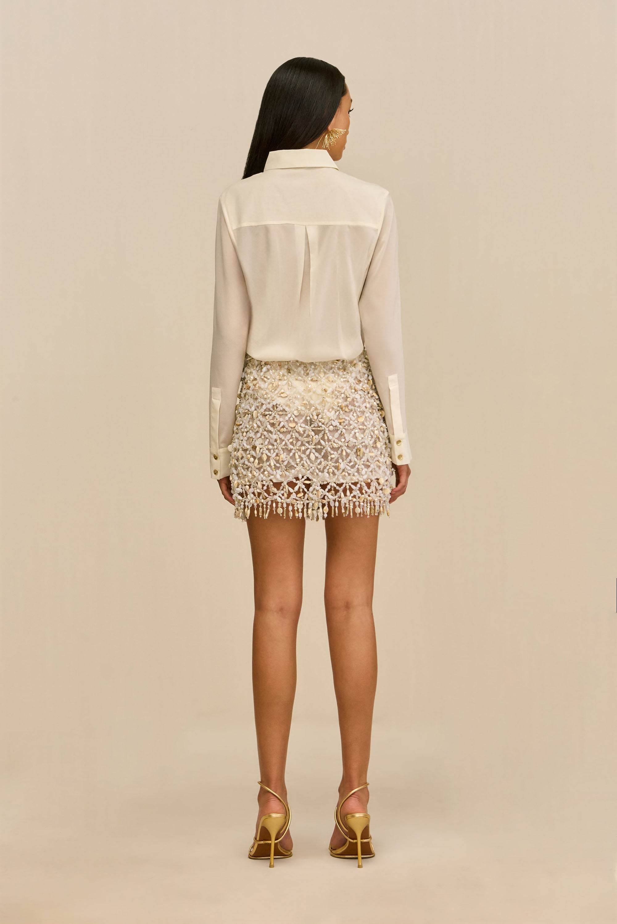 IDALIA SKIRT - OFF WHITE