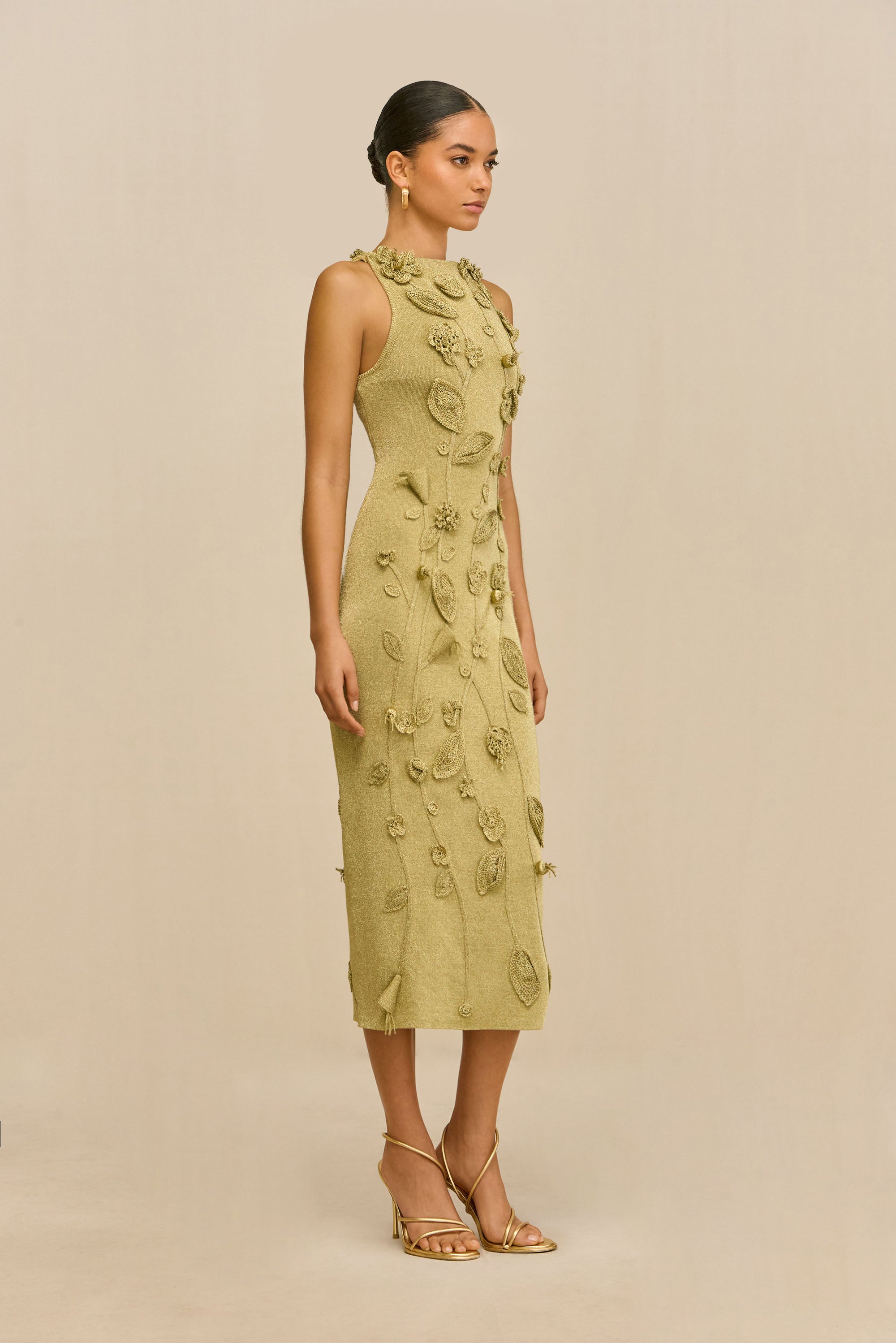 kyree embellished knit dress Shop Silver Fashion
