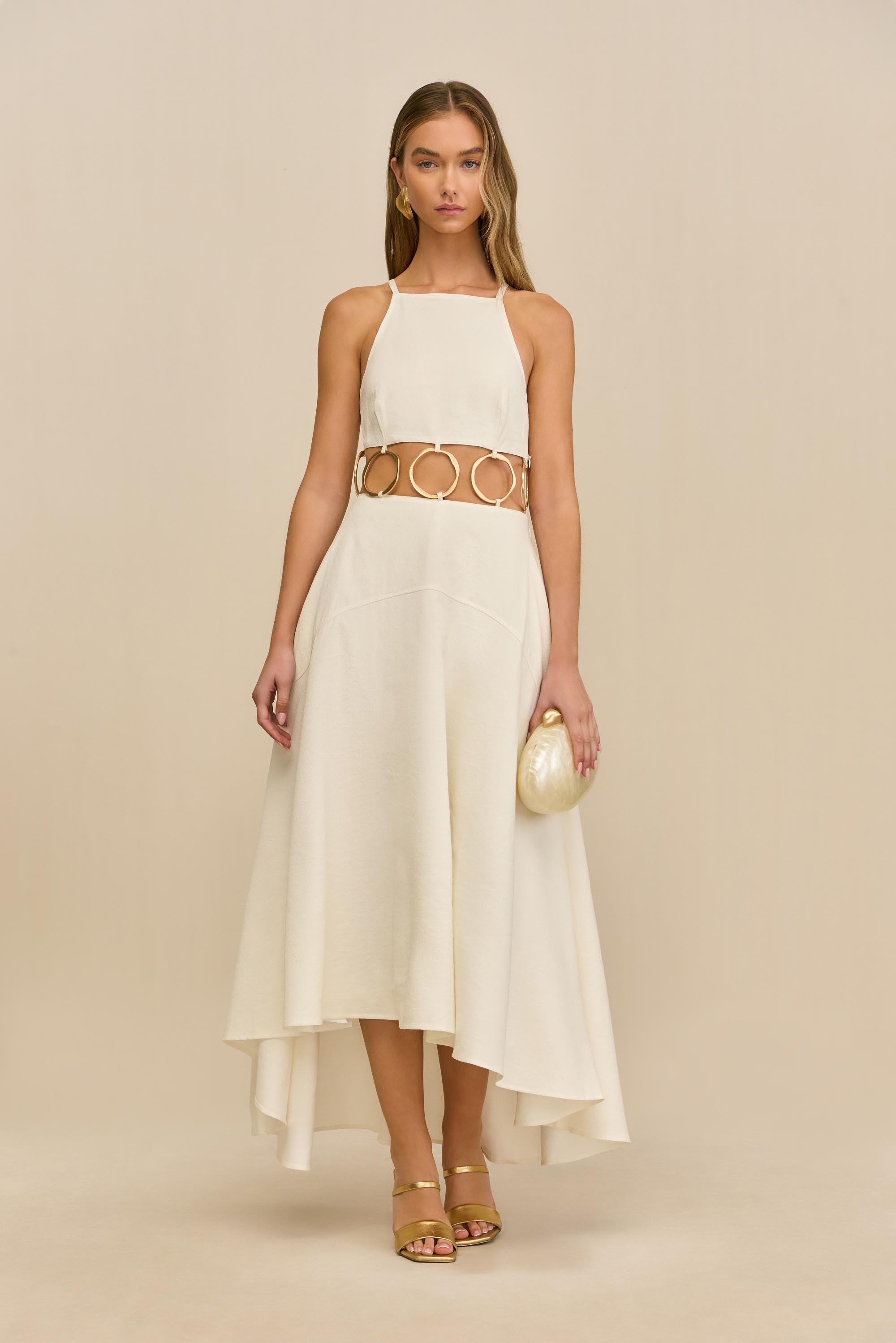 RORY DRESS - OFF WHITE
