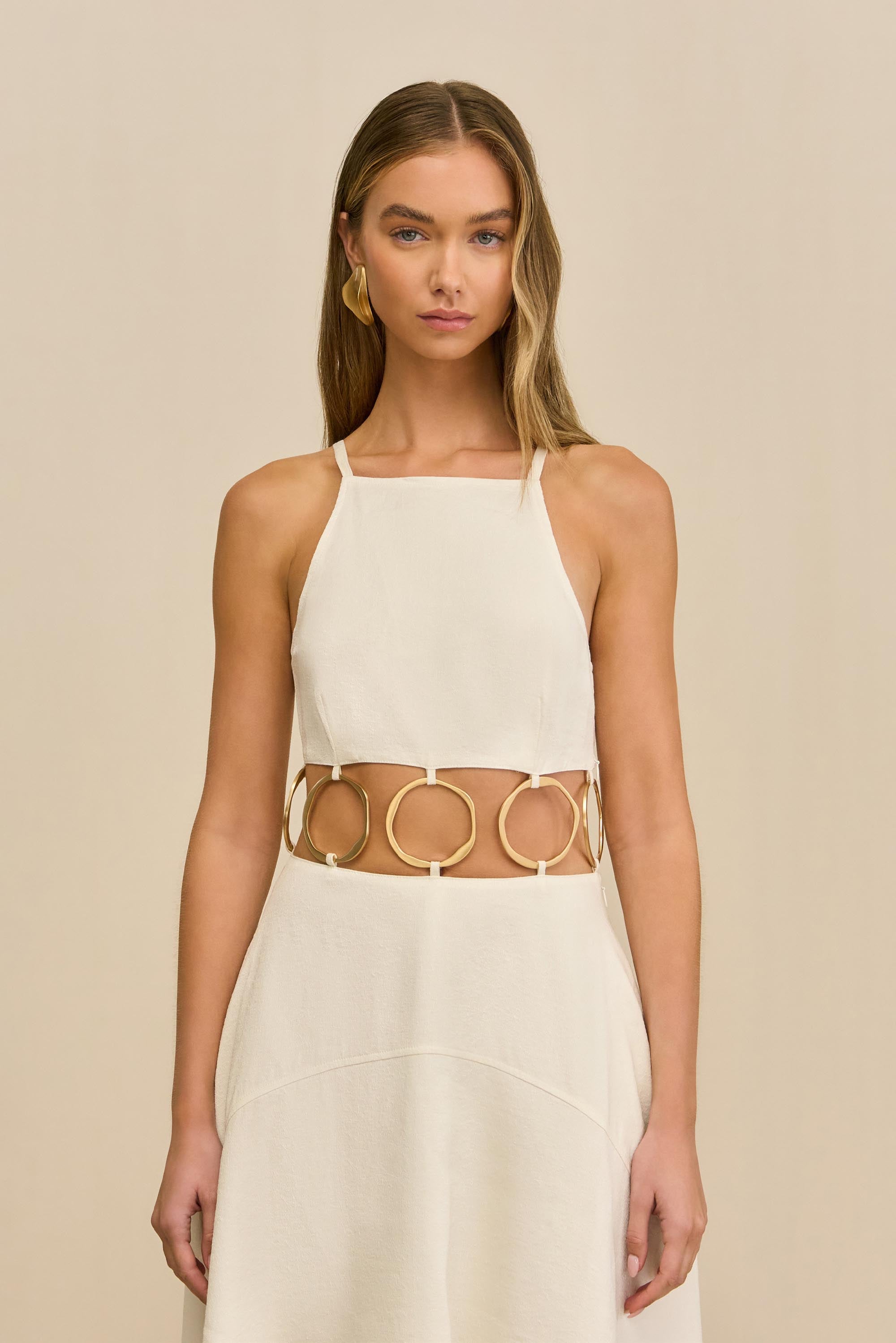 RORY DRESS - OFF WHITE