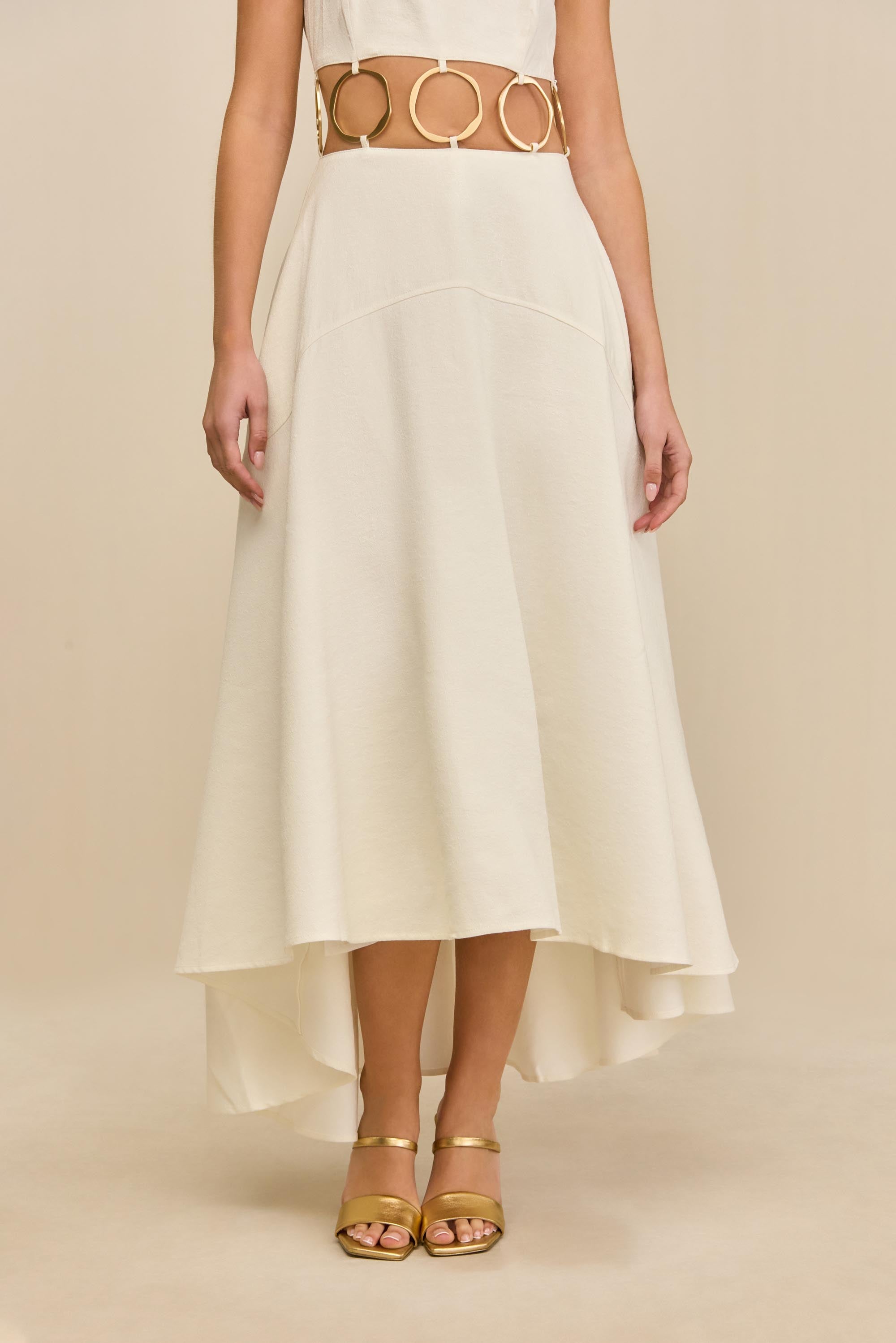 RORY DRESS - OFF WHITE