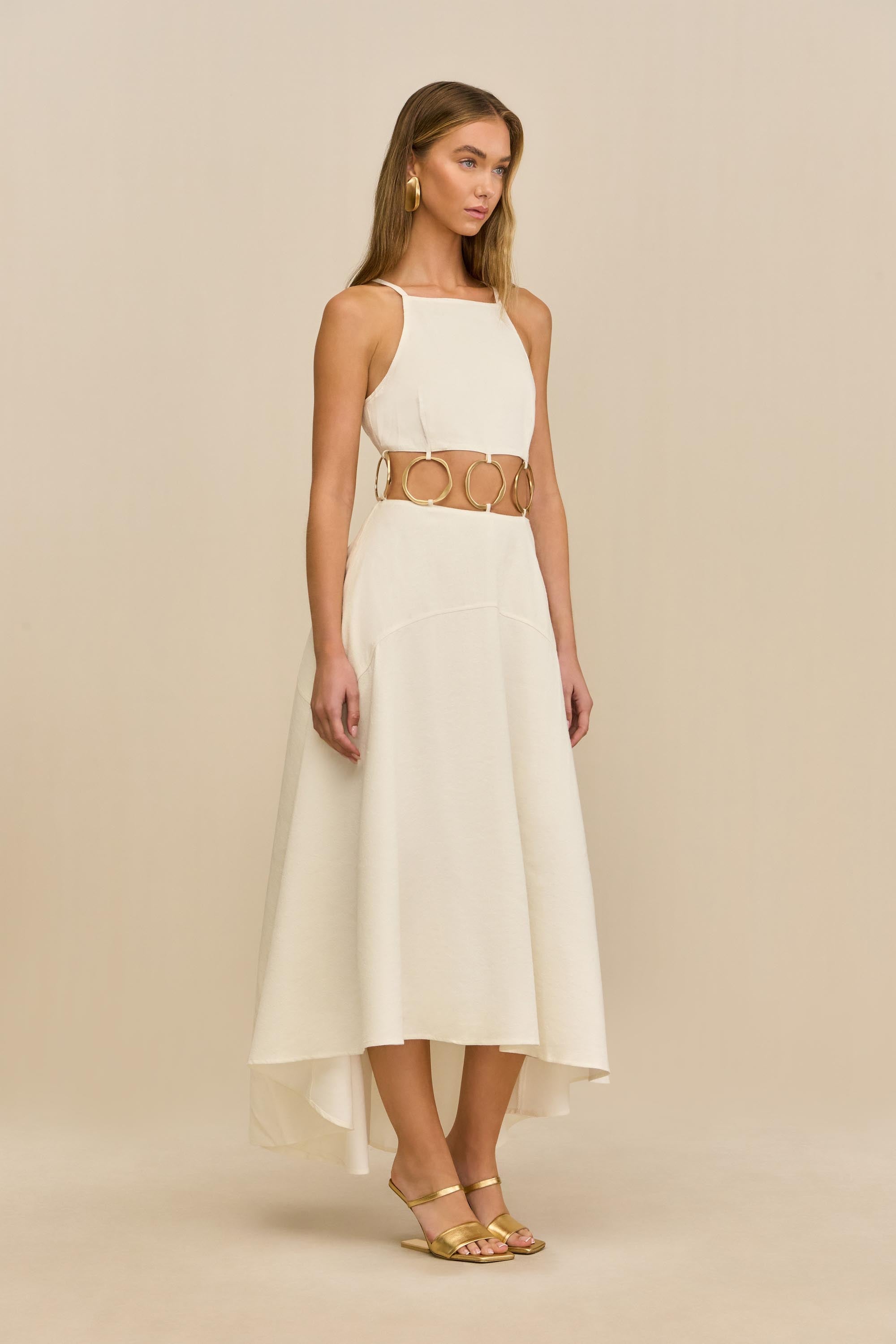 RORY DRESS - OFF WHITE