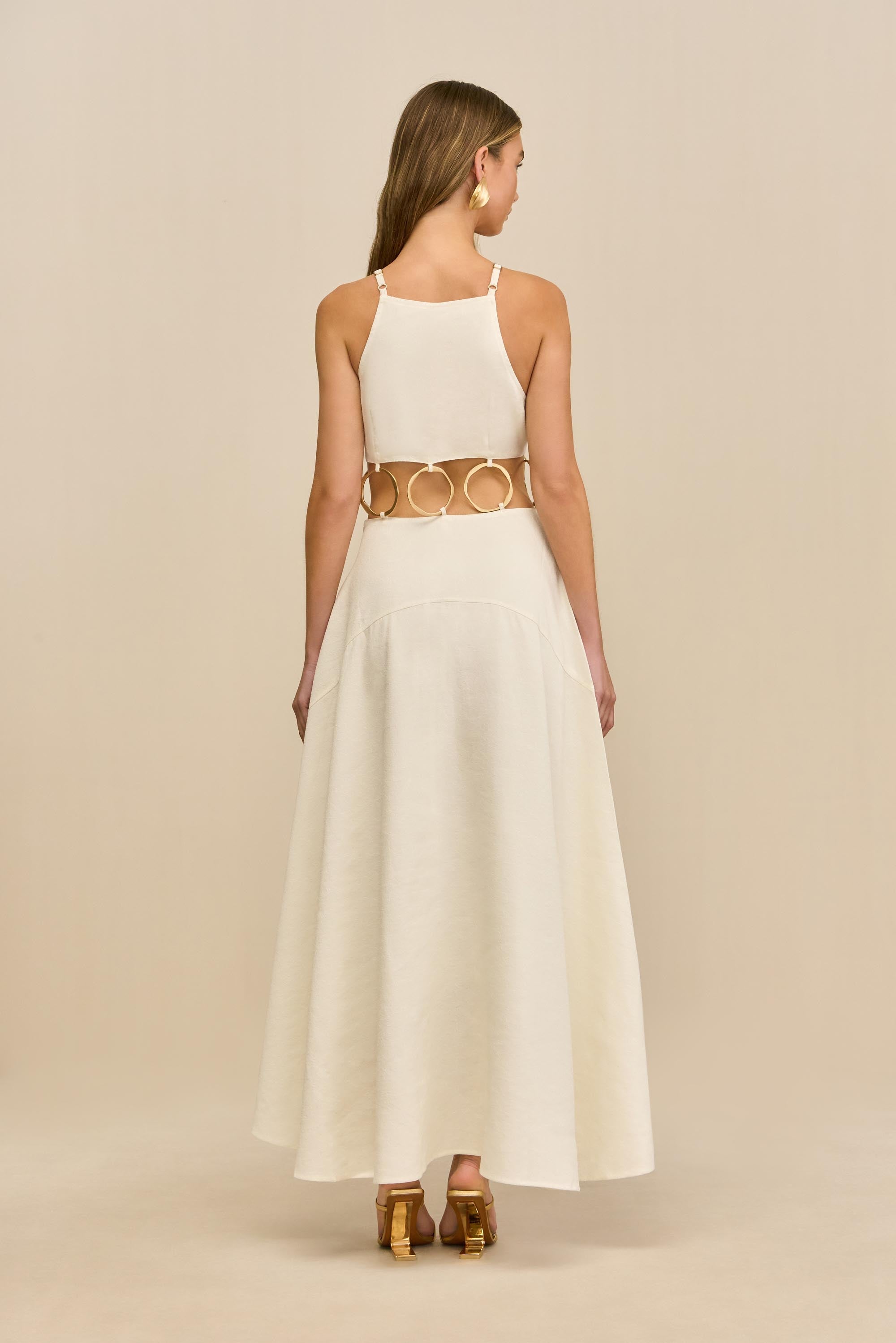 RORY DRESS - OFF WHITE
