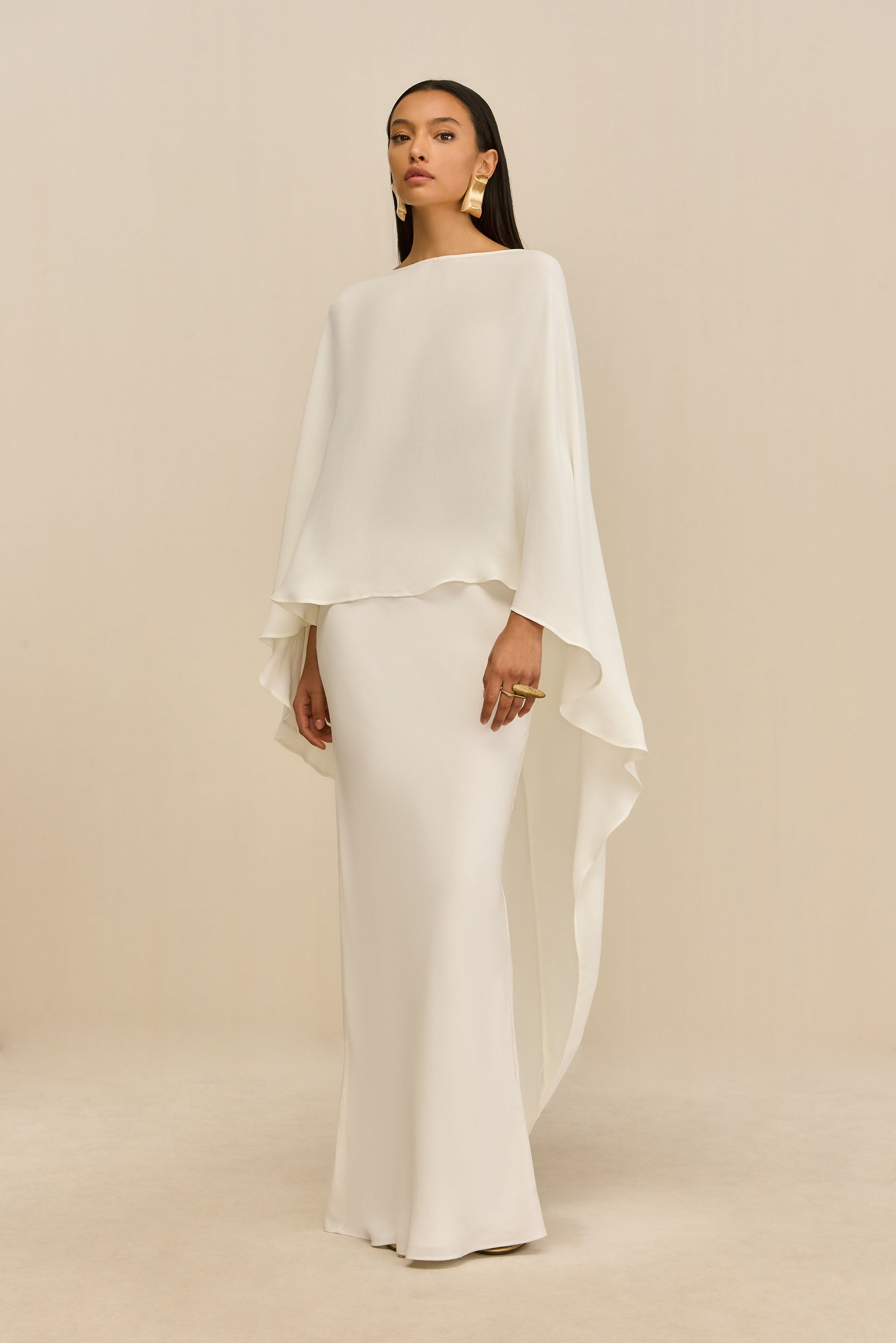 CHANTEL SKIRT - OFF WHITE