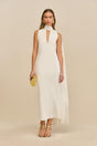 CAIA KNIT DRESS - OFF WHITE