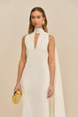 CAIA KNIT DRESS - OFF WHITE