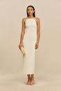 CASSI KNIT DRESS - OFF WHITE
