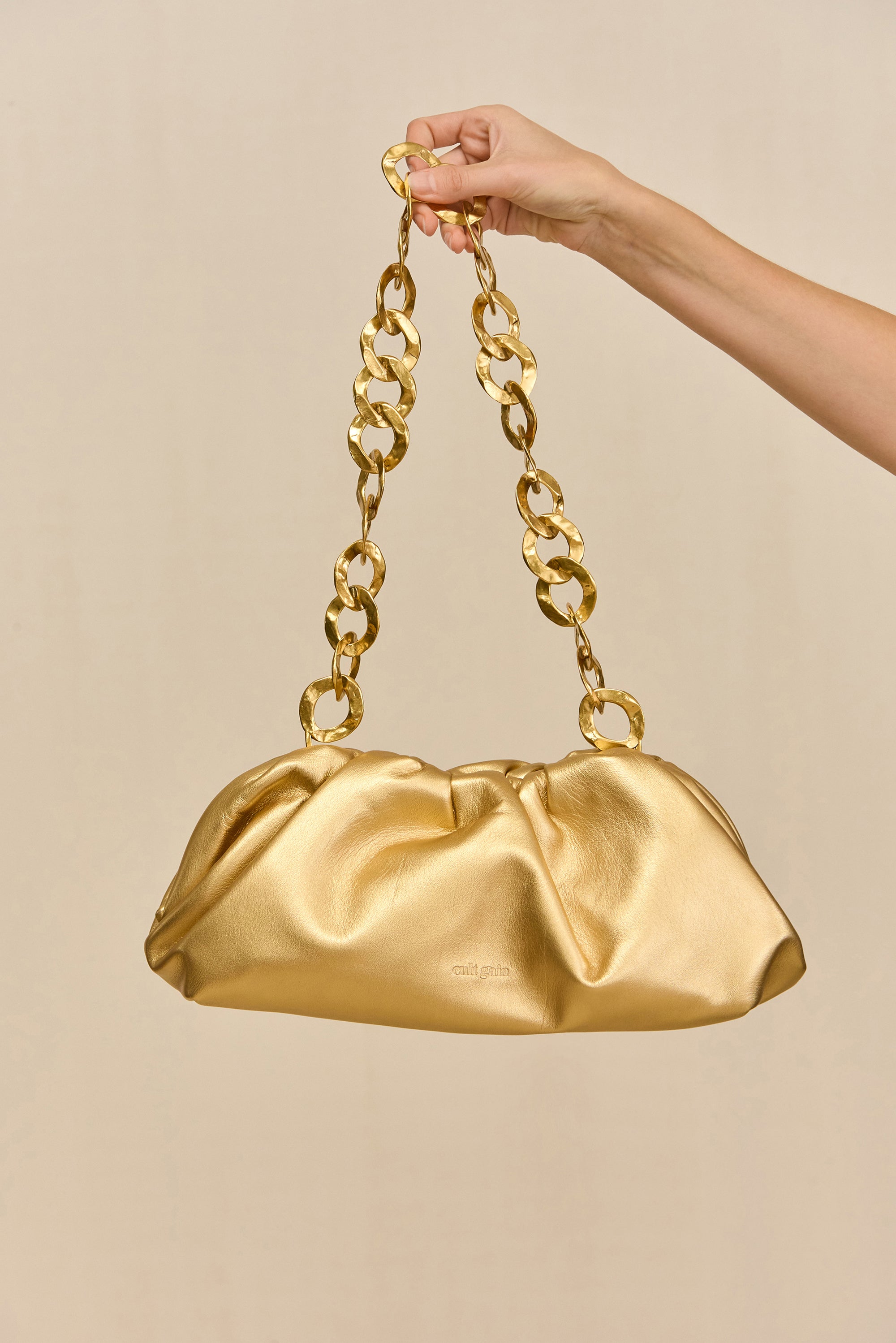 DULCE SHOULDER BAG - BRASS