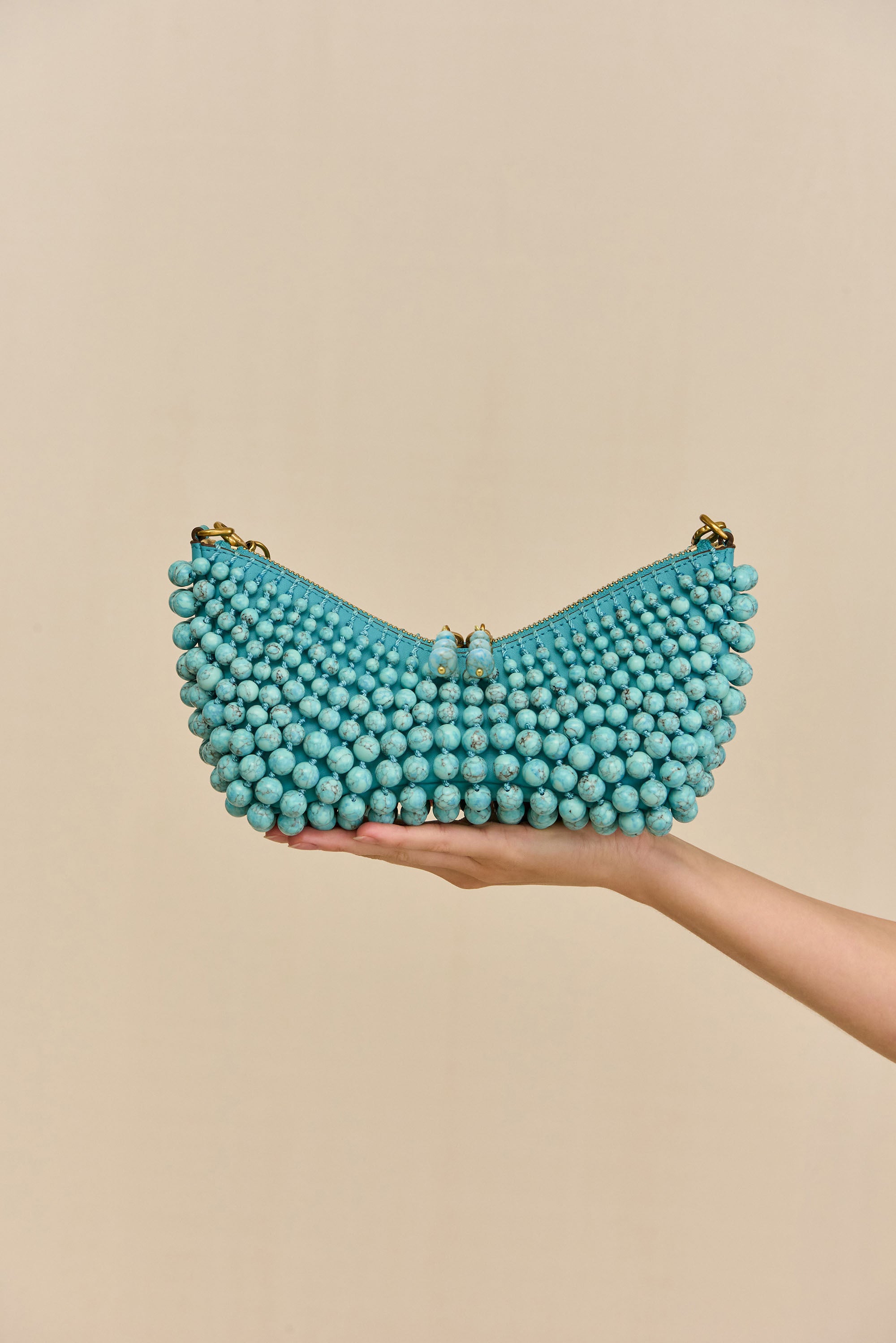 MERCIER MINI SHOULDER BAG - IBIZA TURQUOISE