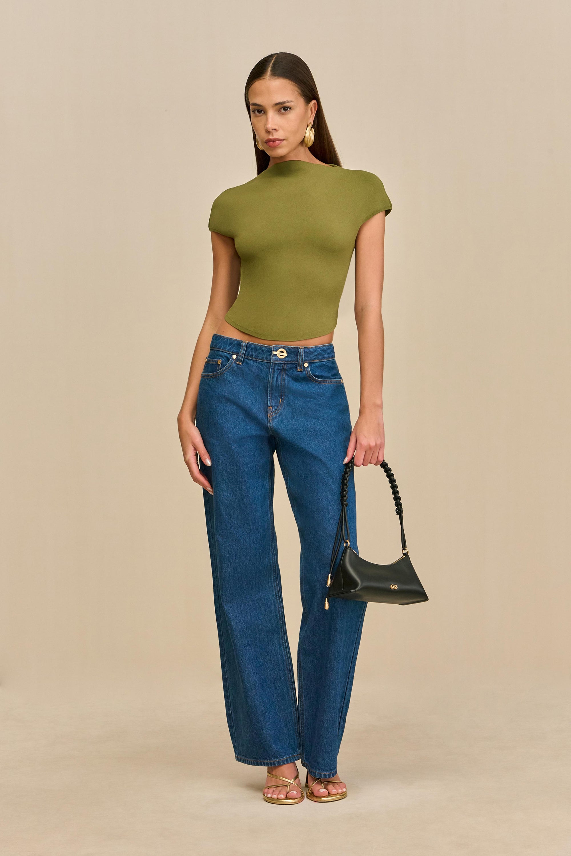 VIRGINIANA KNIT TOP - CEDAR