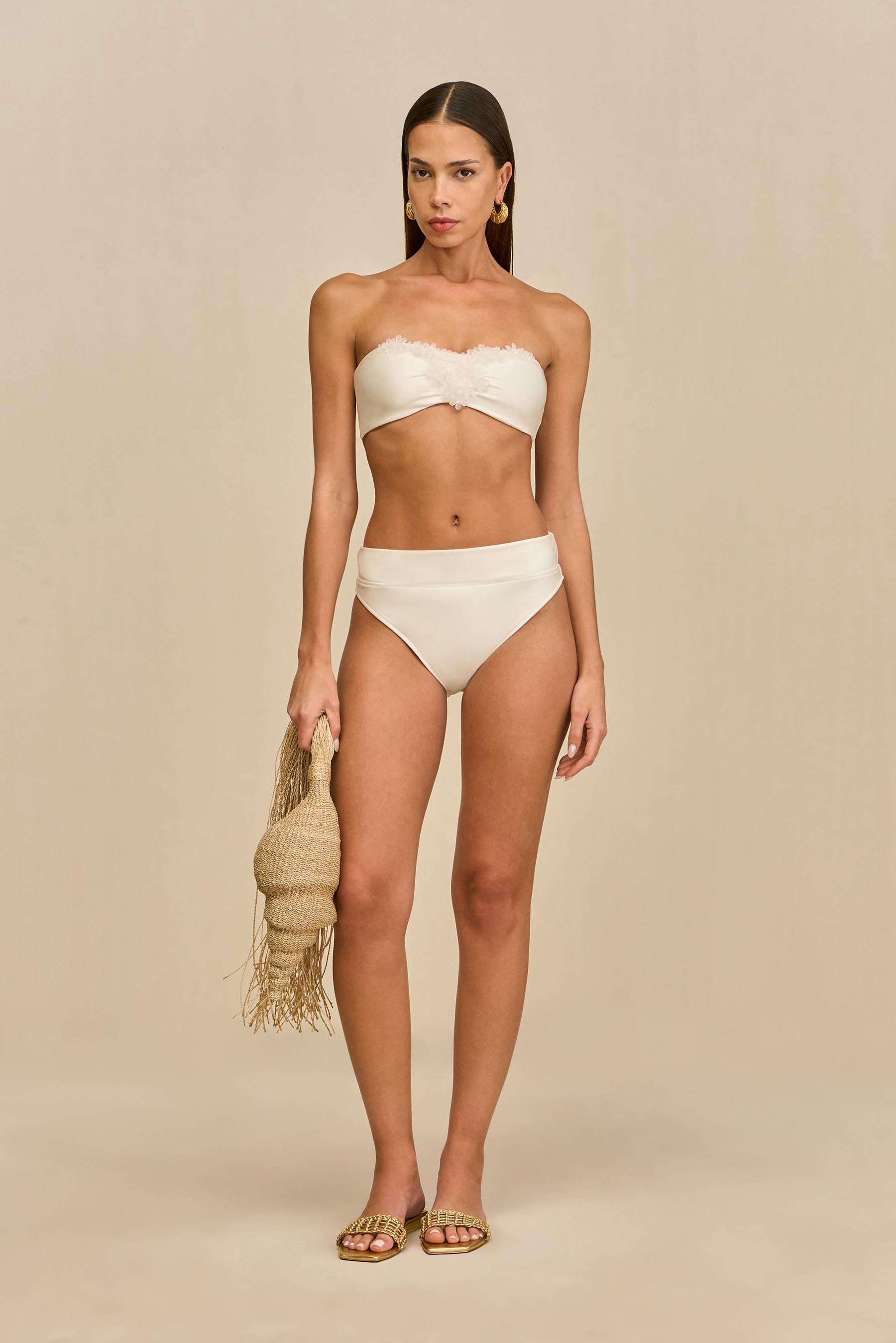 URSULA BIKINI BOTTOM - OFF WHITE