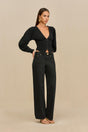 BLAIR KNIT CARDIGAN - BLACK